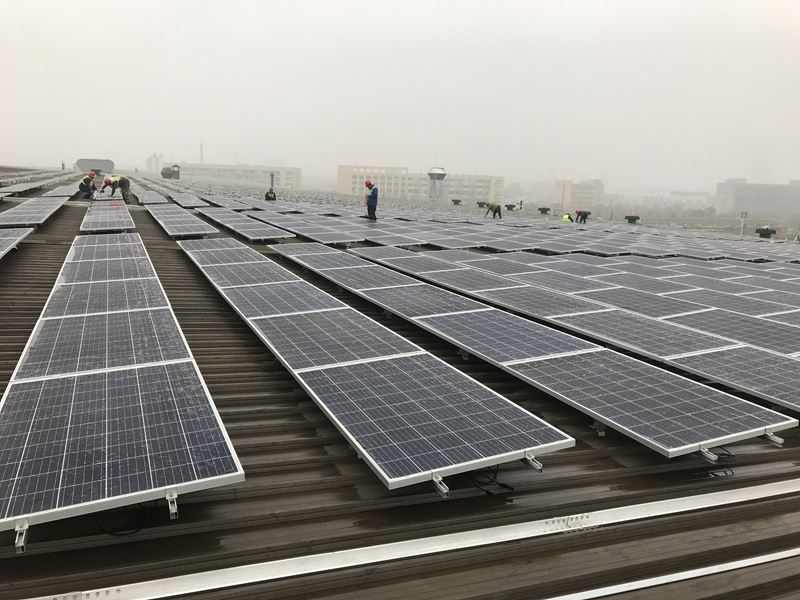 Solar Power Plant on Rooftop